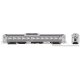 Budd RDC-1 Phase 1c - Sound and DCC -- Boston & Maine 6122 (McGinnis, stainless, white, blue, black), HO, Rapido Trains Inc 1680