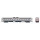 Budd RDC-1 Phase 1b - Sound and DCC -- New Jersey Transit 554 (stainless, white, red), HO, Rapido Trains Inc 16827
