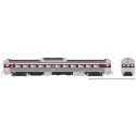 Budd RDC-1 Phase 1c - Sound and DCC -- Massachusetts Bay Transportation Authority MBTA 6133 (stainless, purple), HO, Rapido Trai