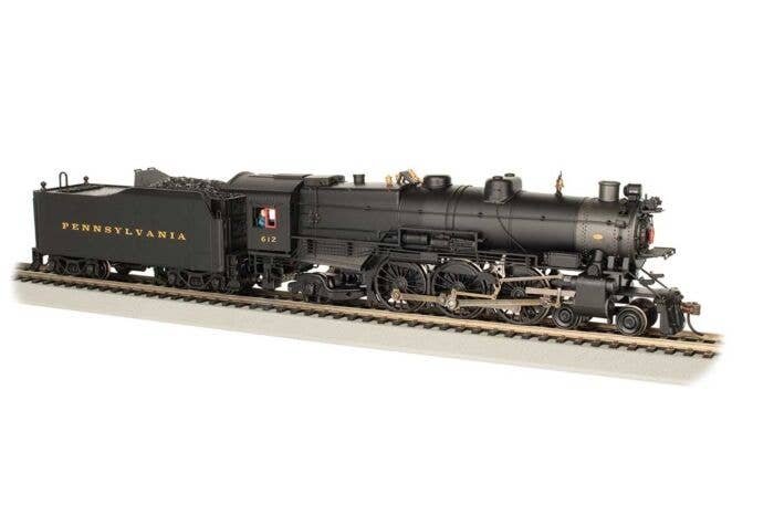K4 4-6-2 Pacific - WowSound(R) and DCC - Spectrum(R) -- Pennsylvania Railroad 5353 (Pre-War, Slat Pilot, black, graphite), HO, B