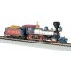 4-4-0 w/Wood Tender Load - Sound & DCC -- Central Pacific `Jupiter` (silver, black, blue, red), HO, Bachmann Industries 52702