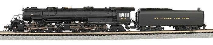 Class EM-1 2-8-8-4 Late Small Dome - Econami Sound and DCC - Spectrum(R) -- Baltimore & Ohio 7623 (black), N, Bachmann Industrie