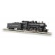 Baldwin 2-8-0 Consolidation - Sound and DCC -- New York Central 1144 (black, graphite), N, Bachmann Industries 51358