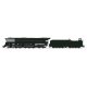 Class Q2 4-4-6-4 Duplex Production Version - Sound & DCC - Paragon4 Brass Hybr -- Painted, Unlettered (black, graphite, Tuscan),