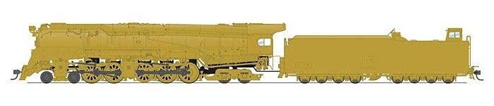 Class Q2 4-4-6-4 Duplex Production Version - Sound & DCC - Paragon4 Brass Hybr -- Painted Brass, HO, Broadway Limited Imports 78