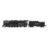 Class T1A 2-8-4 Berkshire - Sound, DCC and Smoke - Paragon4(TM) -- Atchison, Topeka & Santa Fe 4193 (black, graphite), HO, Broad