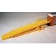 Auto Rack Loading Ramp - Kit - Yellow - H0 - Walthers 116-50607