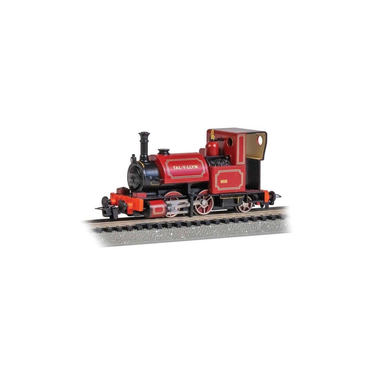 Fletcher, Jennings & Co. 0-4-2ST - Standard DC -- Talyllyn Railway (red, black), HOn30, Bachmann Industries 59102