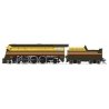 Streamlined 4-6-2 Pacific - Standard DC - Stealth -- Seaboard Air Line 865 (Fantasy Silver Meteor Scheme, green, yellow, orange)