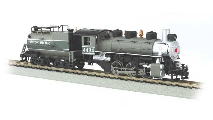 USRA 0-6-0 with Vanderbilt Tender - Standard DC with Smoke -- Union Pacific 4434 (2-Tone Gray, silver), HO, Bachmann Industries 