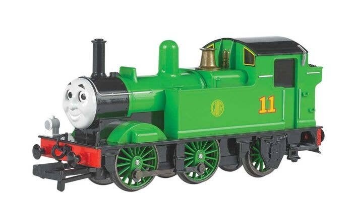 Thomas & Friends(TM) - Standard DC -- Oliver the Steam Locomotive 11 (green), HO, Bachmann Industries 58815