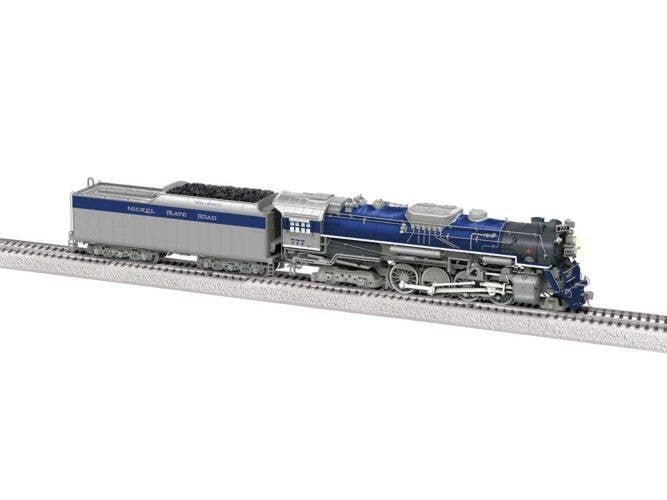 2-8-4 Berkshire - Standard DC -- Nickel Plate 777 (silver, blue, graphite), HO, Lionel 2562070