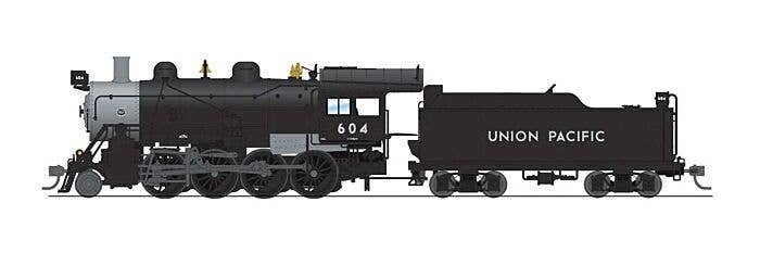 2-8-0 Consolidation - Sound, DCC and Smoke - Paragon4(TM) -- Union Pacific 604 (black, graphite), HO, Broadway Limited Imports 8