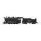 2-8-0 Consolidation - Standard DC - Stealth -- Santa Fe 871 (black, graphite), HO, Broadway Limited Imports 8745