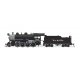 2-8-0 Consolidation - Standard DC - Stealth -- Denver & Rio Grande Western 1163 (black, graphite, Flying Grande), HO, Broadway L