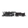 2-8-0 Consolidation - Standard DC - Stealth -- Denver & Rio Grande Western 1163 (black, graphite, Flying Grande), HO, Broadway L