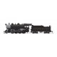 2-8-0 Consolidation - Standard DC - Stealth -- Baltimore & Ohio 2835 (black, graphite), HO, Broadway Limited Imports 8747