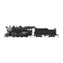 2-8-0 Consolidation - Standard DC - Stealth -- Baltimore & Ohio 2835 (black, graphite), HO, Broadway Limited Imports 8747