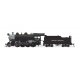 2-8-0 Consolidation - Standard DC - Stealth -- Union Pacific 604 (black, graphite), HO, Broadway Limited Imports 8755