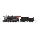 2-8-0 Consolidation - Standard DC - Stealth -- Northern Pacific 1252 (black, graphite, Tuscan), HO, Broadway Limited Imports 875