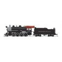 2-8-0 Consolidation - Standard DC - Stealth -- Northern Pacific 1252 (black, graphite, Tuscan), HO, Broadway Limited Imports 875
