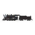 2-8-0 Consolidation - Standard DC - Stealth -- Painted, Unlettered (black, graphite), HO, Broadway Limited Imports 8757