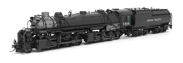 Class SA-C-2 2-8-8-0 Bullmoose - Post-1944 - Sound and DCC - Paragon4(TM) -- Union Pacific 3500 (black, graphite), HO, Broadway 