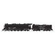 Santa Fe 4-8-4 Northern - Standard DC - Stealth -- Santa Fe 3759 (2020s Kingman, AZ Display Scheme, black, silver, white), N, Br