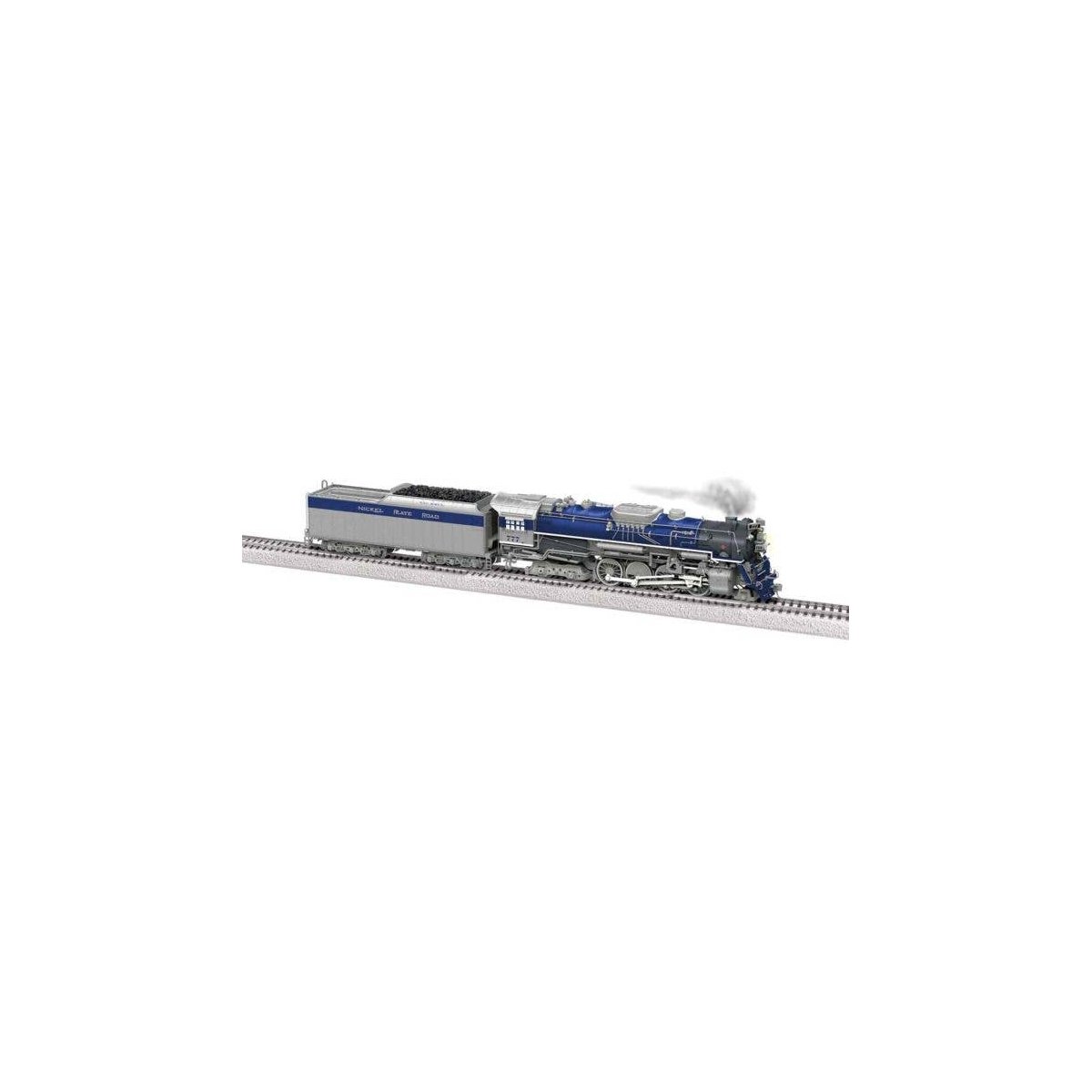 2-8-4 Berkshire - Sound and DCC -- Nickel Plate 777 (silver, blue, graphite), HO, Lionel 2572070