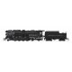 Class A1a Lima 2-8-4 Berkshire - Sound and DCC - Paragon4 Hybrid -- Boston & Albany 1400 (Early 1930s, black, graphite), HO, Bro