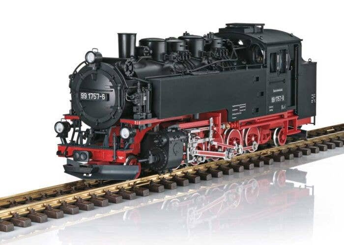 Class 99.73-76 2-10-2T - Sound and DCC -- German State Railroad DR (Era IV, black, red), G, LGB 21484