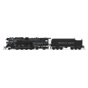 Class A1b Lima 2-8-4 Berkshire - Sound and DCC - Paragon4 Hybrid -- Boston & Albany 1442 (Post 1946, black, graphite), HO, Broad