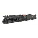 Lima 2-8-4 Berkshire - Sound and DCC - Paragon4 Hybrid -- Illinois Central 7050 (black, graphite, Tuscan), HO, Broadway Limited 