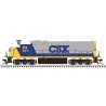 EMD GP40 - Standard DC - Master R Silver - CSX - H0 - Walthers 150-10004003