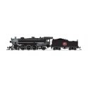 USRA 4-6-2 Light Pacific - Sound and DCC - Paragon4(TM) -- Missouri-Kansas-Texas 353 (black, graphite, red Logo), N, Broadway Li