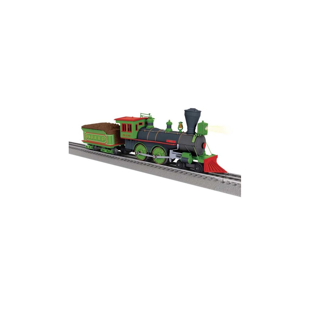 4-4-0 - 3-Rail w/Sound, LionChief 2.0 Bluetooth 5 -- Baltimore & Ohio 25 William Mason (black, green, red), O, Lionel 2645040