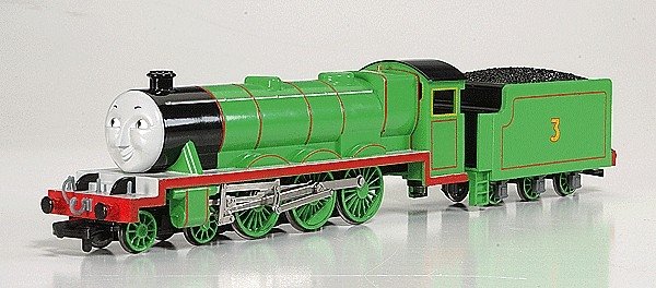 Thomas & Friends(TM) Locomotives with Moving Eyes -- Henry the Green Engine 3, HO, Bachmann Industries 58745