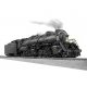 Class Y6B 2-8-8-2 - 3-Rail w/Legacy Sound, Control & Smoke -- Santa Fe 1800 (black, silver), O, Lionel 2531040
