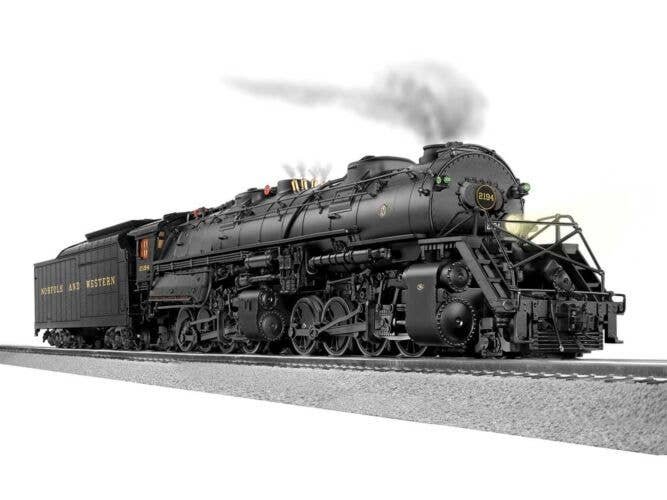 Class Y6B 2-8-8-2 - 3-Rail w/Legacy Sound, Control & Smoke -- Norfolk & Western 2194 (black, yellow), O, Lionel 2531012