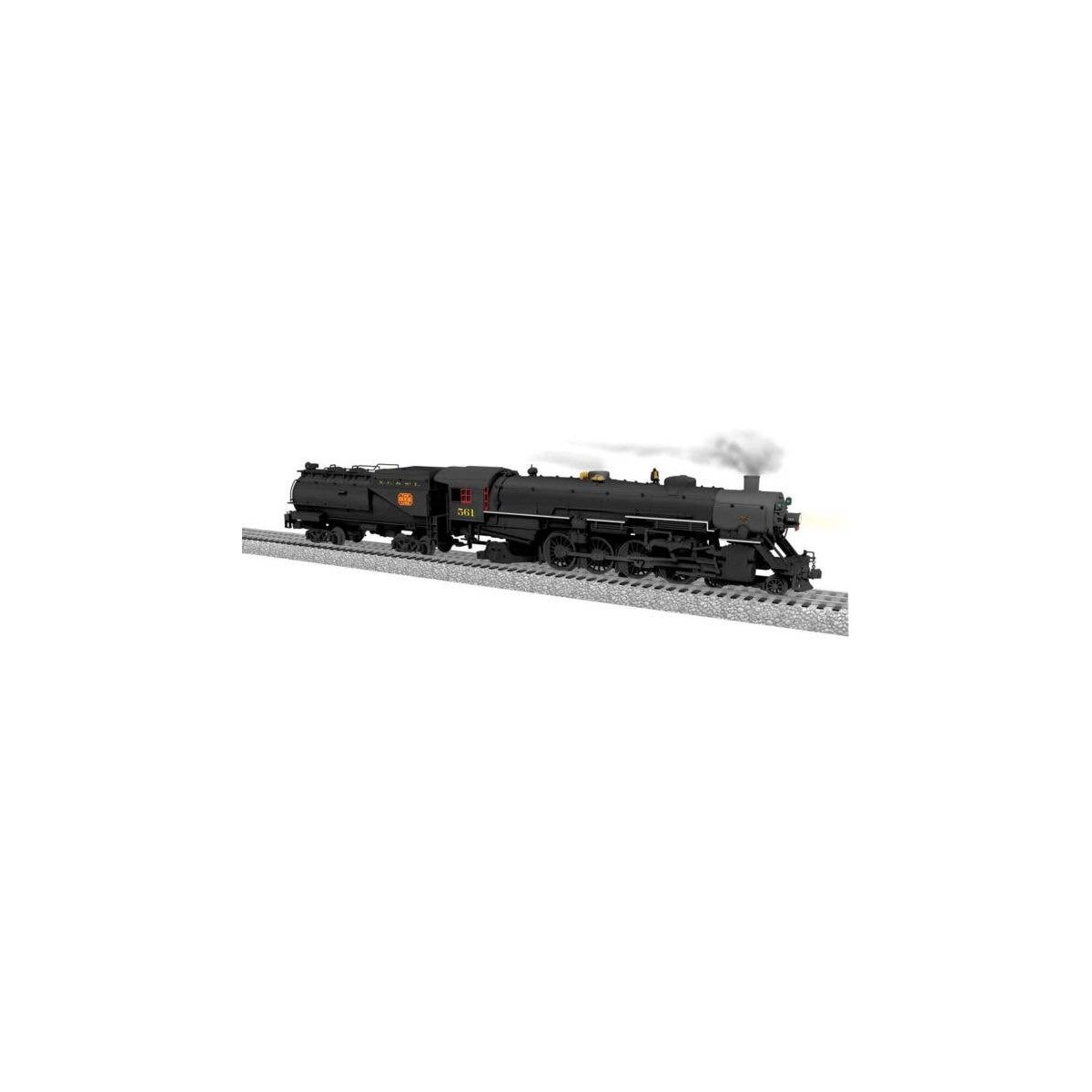 USRA 4-8-2 Light Mountain w/Vanderbilt - 3-Rail Legacy Sound, Control & Smok -- Nashville, Chattanooga & St. Louis 561 (black, g