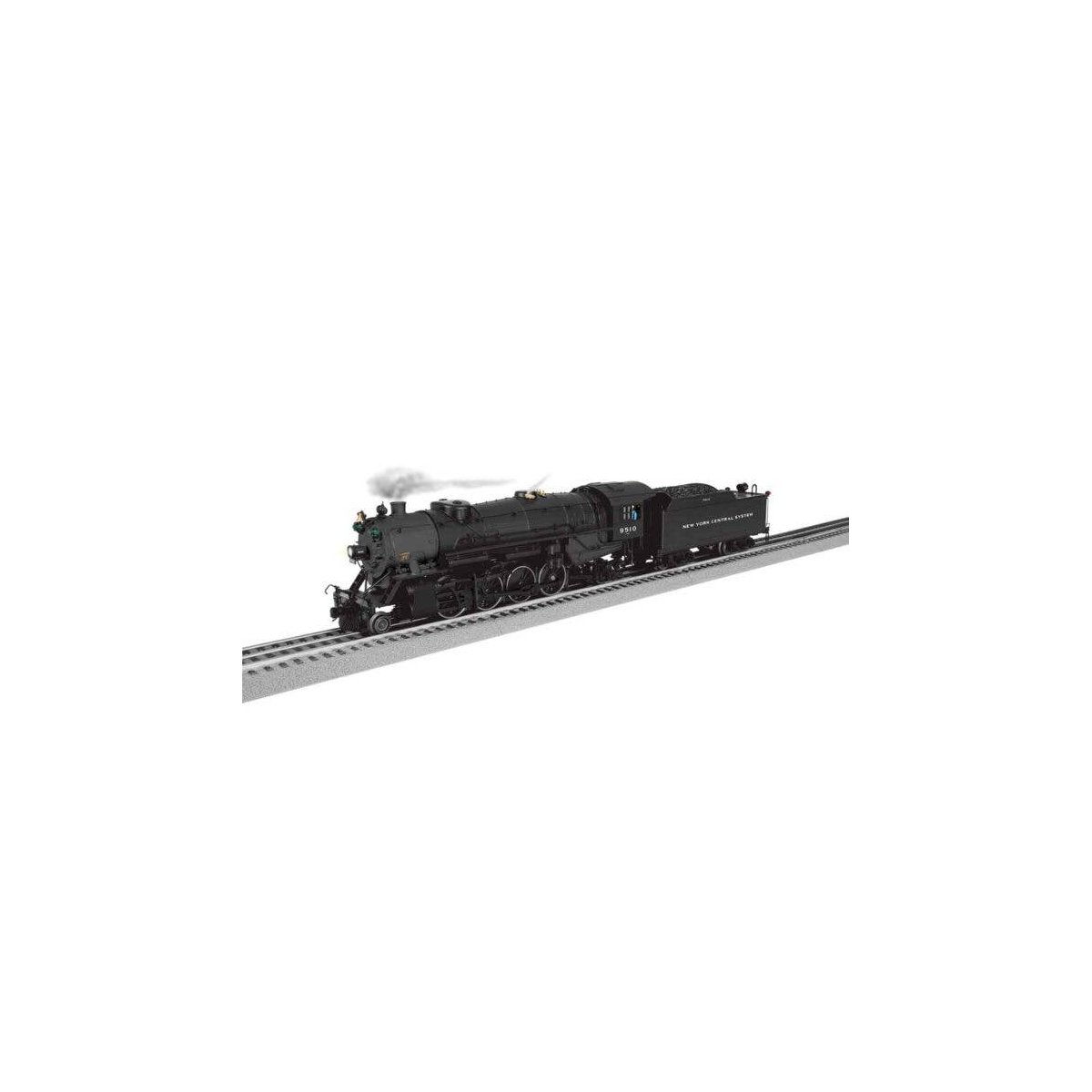 USRA 2-8-2 Heavy Mikado - 3-Rail w/Legacy Sound, Control & Smoke -- New York Central 9510 (black, graphite), O, Lionel 2531110