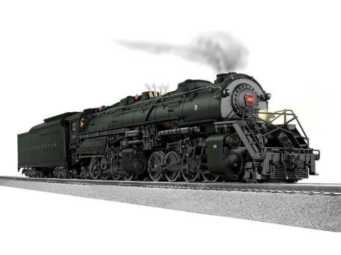 Class Y6B 2-8-8-2 - 3-Rail w/Legacy Sound, Control & Smoke -- Pennsylvania Railroad 380 (black, yellow), O, Lionel 2531030