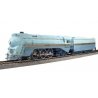 3460 Class 4-6-4 Hudson - Standard DC - Stealth Brass Hybrid -- Santa Fe 3460 (Blue Goose, As-Delivered Number on Tender, blue, 