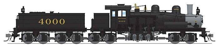 Class D 4-Truck Shay - Standard DC - Stealth -- Southern Railway 4000 (In-Service, black, graphite), HO, Broadway Limited Import