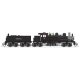 Class D 4-Truck Shay - Standard DC - Stealth -- Mower Lumber Co. 12 (black, graphite), HO, Broadway Limited Imports 8260
