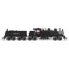 Class D 4-Truck Shay - Standard DC - Stealth -- Red River Lumber 300 (black, graphite), HO, Broadway Limited Imports 8262