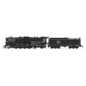 Class T1a 2-8-4 Berkshire with 6-Axle Tender - Sound, DCC & Smoke - Paragon4 -- Boston & Maine 4023 (black, graphite), HO, Broad