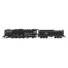 Class T1a 2-8-4 Berkshire with 6-Axle Tender - Sound, DCC & Smoke - Paragon4 -- Boston & Maine 4023 (black, graphite), HO, Broad