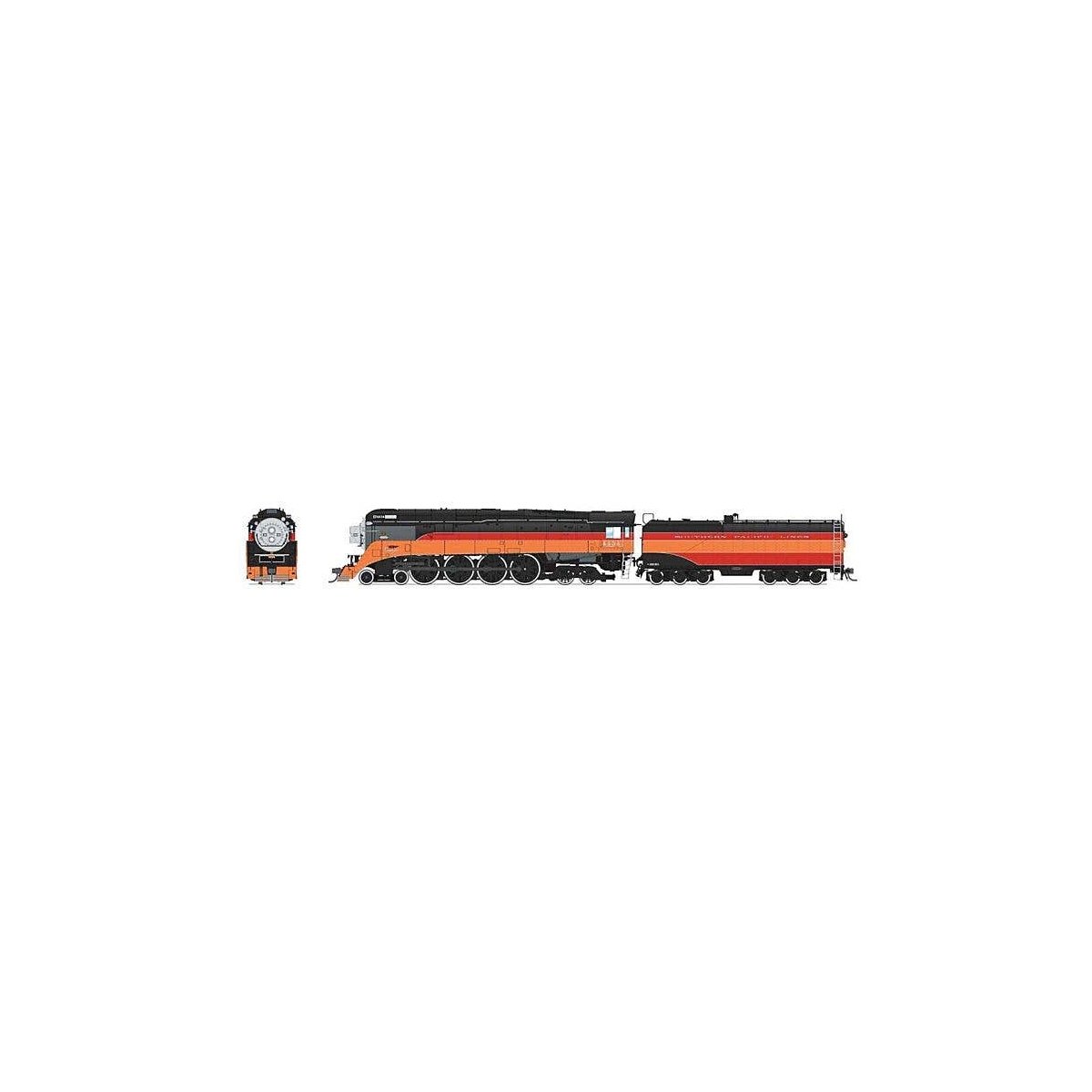 Class GS-4 4-8-4 - Sound and DCC - Paragon4(TM) -- Southern Pacific 4434 (Daylight black, orange, red), HO, Broadway Limited Imp