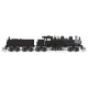 Class D 4-Truck Shay - Standard DC - Stealth -- Painted, Unlettered (black, graphite), HO, Broadway Limited Imports 8258